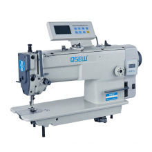 QS-1580DY direct drive large hook automatic lubrication double presser foot top and bottom feed zigzag industrial sewing machine
